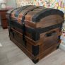 Wooden storage chest Image 4
