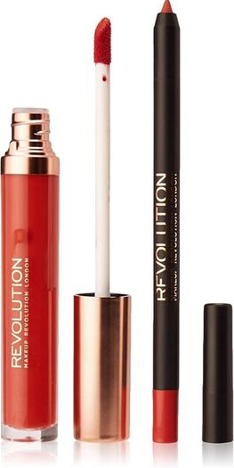 Revolution Retro Luxe Matte Lip Kit - Regal - New