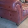 Leather and Kilim 4/5 peice sofa and wingback chairs set. 1 3 seater sofa 3/4 wingback armchairs Image 5
