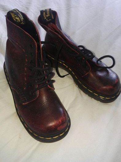 Boys Ox Blood Dr Martens