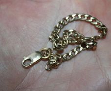 9ct Yellow Gold Bracelet 375 , 3,9g