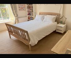 Queen Sleigh Bed (Like New)