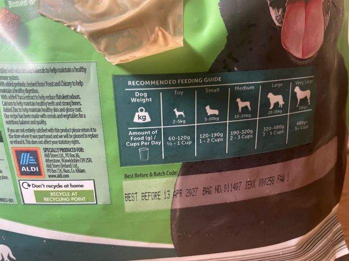 Free dog food