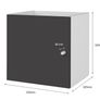 2x B&Q GoodHome Mixxit Red Cabinet Door Image 2