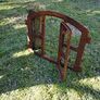 Antique Open Window meticulously handcrafted Rustic  Open Window For Garden Wall Image 2