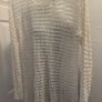 Avant Garde cream crochet pearl jumper size UK14 EU42 Postage included Image 5