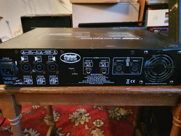 Power Amp and Speakers