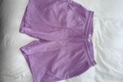 Farah Men's Durrington Cotton Jersey Shorts in Lavender - size Large