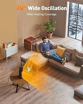 NEW SALE | Electric Heater,1500W Portable Fan Heater, 3 Modes, Energy Efficient