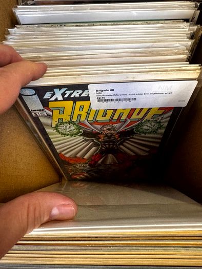 Image & Top Cow Long Comic Box w 320 comics for Sale
