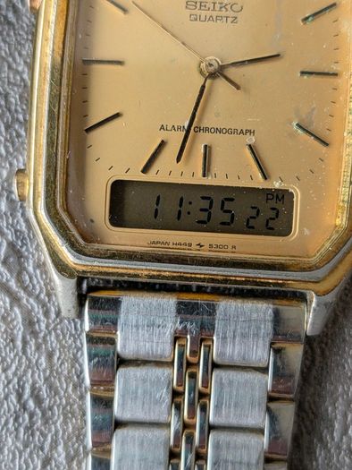 7 Watches Quartz Job Lot (inc. Seiko Ana-Digi)