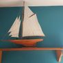 Antique Model Racing Cutter Image 3