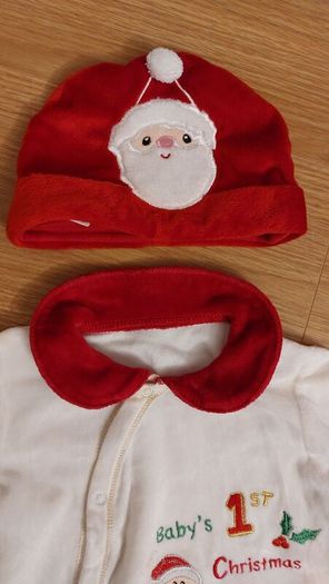 Christmas baby grow