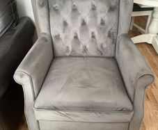 Grey Swede Armchair