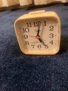 Vintage Quartz Bedside Alarm Clock