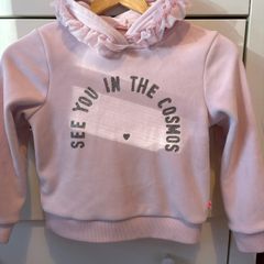 Girls pink Billieblush soft hoodie