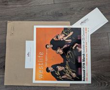 Westlife Signed Picture From Year 2000