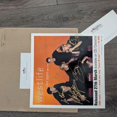 Westlife Signed Picture From Year 2000