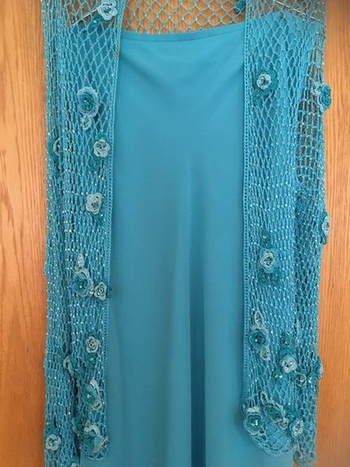 JOHN CHARLES LONDON Four Piece Separates Outfit.       Crochet, Occasion Wear, Events, Mother of Bride Groom