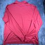 FootJoy Mens 1\4 Zip Golf Top -Salmon Pink Stripes - Athletic Fit - Stretch - 2XL Image 7