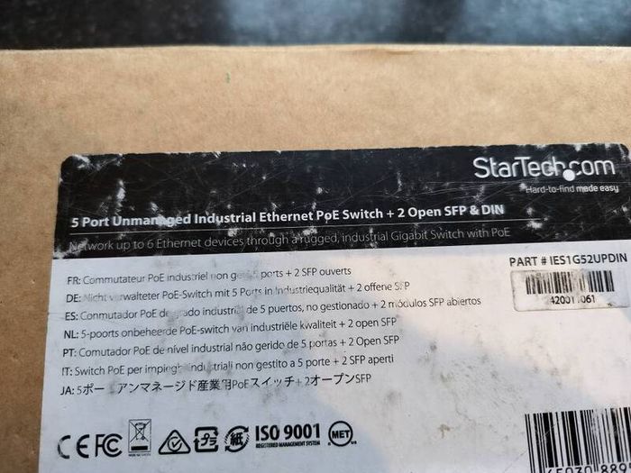 Startech Industrial PoE Switch