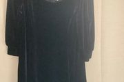 Love Label Blue Velvet Dress