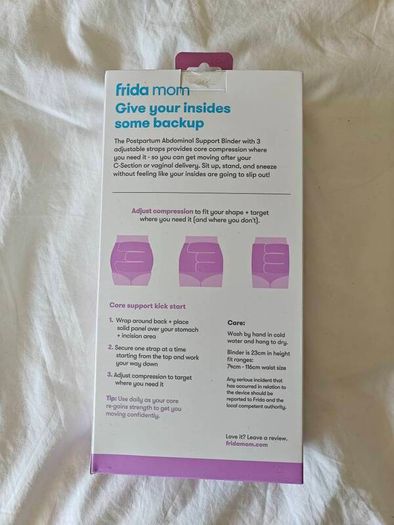Frida Mom Postpartum Abdominal Support Binder - Brand New