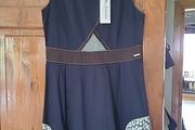 Ladies Navy/cream Dress NEW with tags
