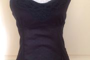 Size 8 / 10 New Look Black Strappy Top