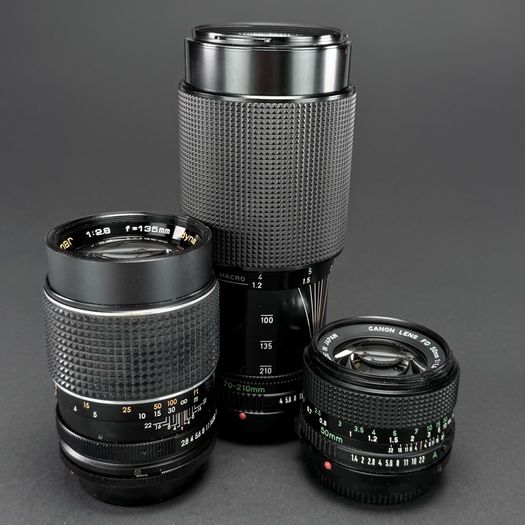 Canon A1 film camera bundle
