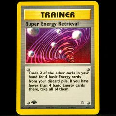 Super Energy Retrieval 1st Edition 89/111 Rare Trainer Neo Genesis WOTC Pokemon Card 2000 Vintage