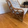 2 seater wicker couch vintage Image 2