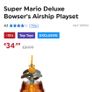 Mario Bowser's Castle, Ship & figures Image 3