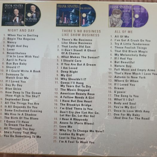 Frank Sinatra. 72 original recordings. 3 cd set.