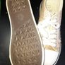 Gold Converse style shoes, size 3 Image 2