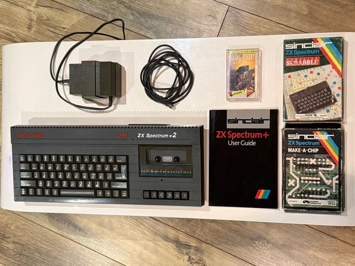Sinclair ZX Spectrum +2 Retro Computer Bundle - Tested & Working