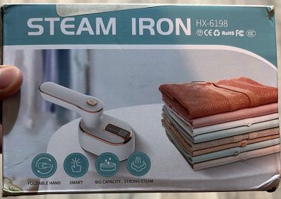 Selling a portable steam iron (Model HX-6198) in excellent condition.