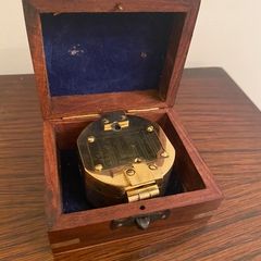 Brass Stanley London Brunton Compass Natural Marine compass