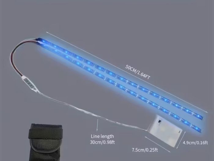 RGBIC LED Bike Scooter Light Strip, Cool Colorful Night Riding