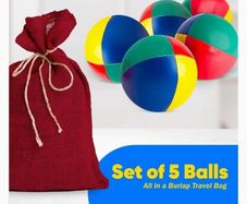New Juggling Balls Set of 5