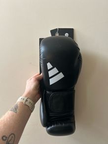 Adidas adiSBG50 Boxing Gloves 12oz Black White New