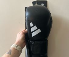 Adidas adiSBG50 Boxing Gloves 12oz Black White New