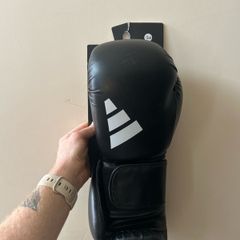 Adidas adiSBG50 Boxing Gloves 12oz Black White New