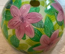 Hand painted lamp shade