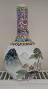 Famille Rose vase