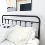 King Size Bed Frame with Headboard and Footboard/Under Bed Storage Image 3