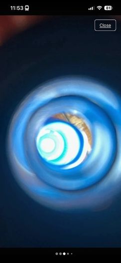 Lego spaceman helmet light blue