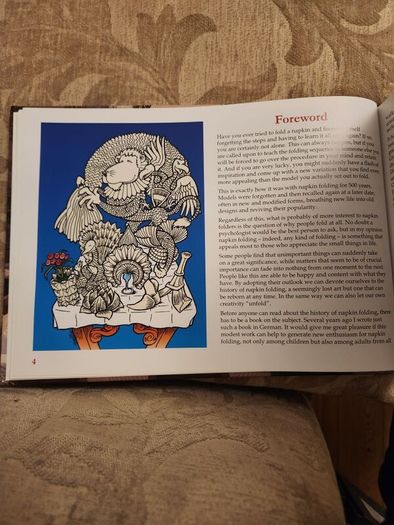 Folded Beauty. The Art Of Napkin Folding.  By John Sallas. Beautiful Illustrated Large Volume Hardbacks In Good Condition. 36.