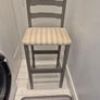 2 wooden counter stools Image 4