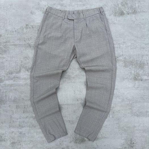 Grey eleventy wool trousers